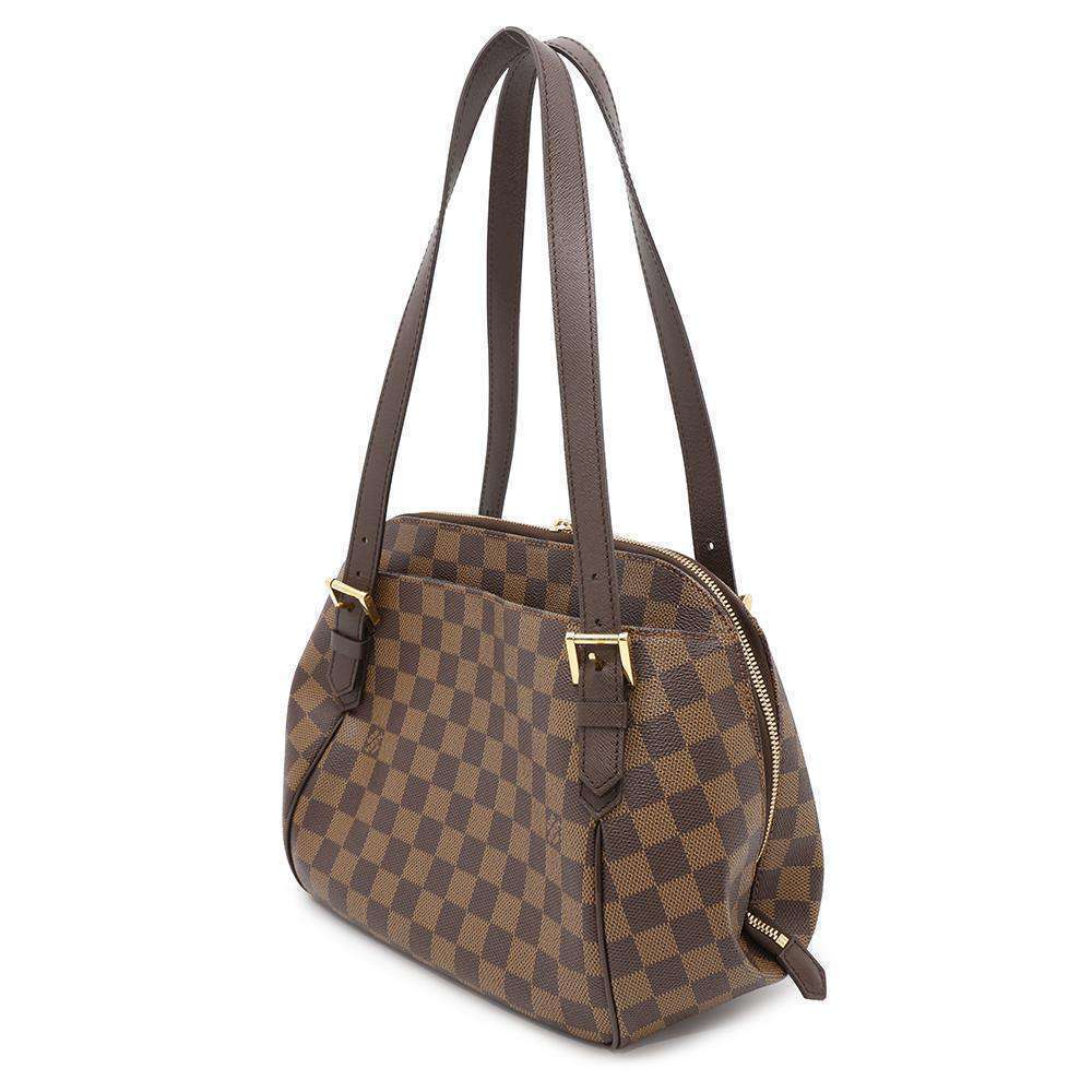 Louis Vuitton Bag Ebene Damier Belem Shoulder Brown